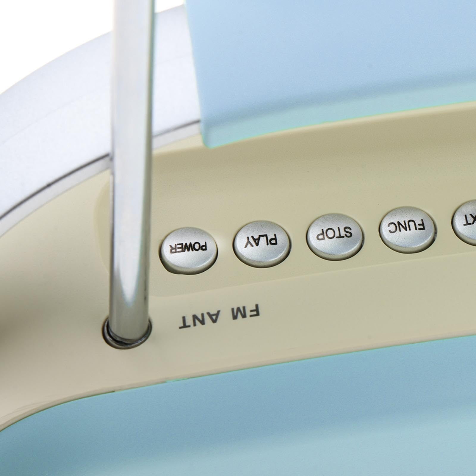 TRENDIVIBE Portable Radio Convenient Chargeable Retro Design for Home Kitchen Outdoor Blue-image-16