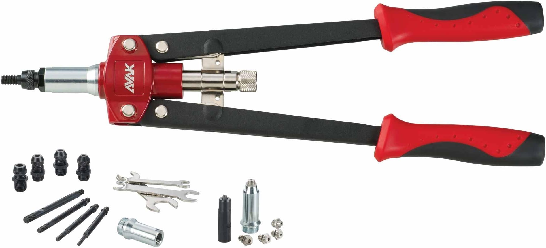 AVAKML100 DUO -2-in-1 Extended Handle Fastening Tool for 3/16" Rivet and 5/16" Blind Rivet Nut (Standards UNC)