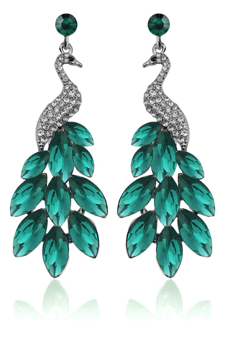 YouBella Jewellery Valentine Collection AAA Swiss Zircon Peacock Earings Fashion Earrings for Girls and Women - Review, Price and Buying Guide