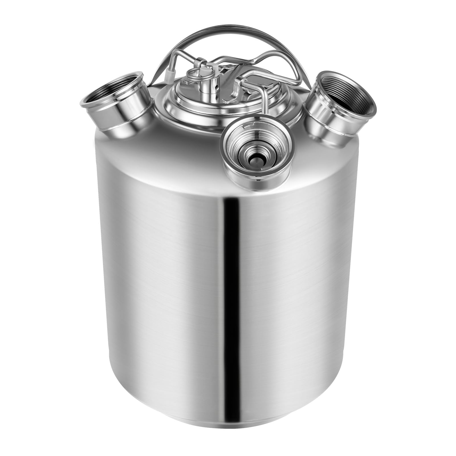 Serbatoio Pulizia Birra 10L In Acciaio Inox - Con 3 Valvole, Per Home Bar - Foto 4