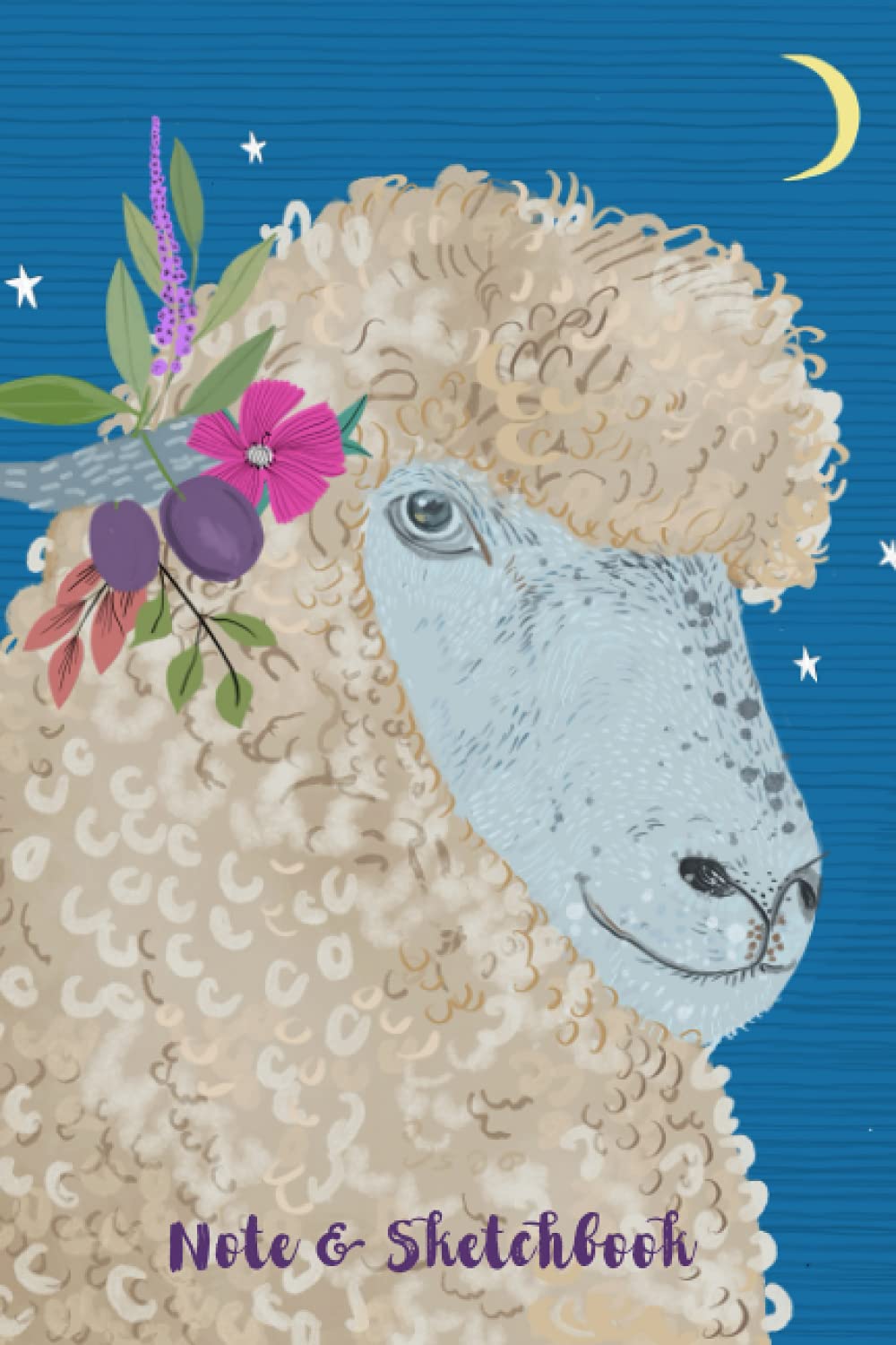 The Friendly Sheep-a Note and Sketchbook: 150 pages for writing and sketching