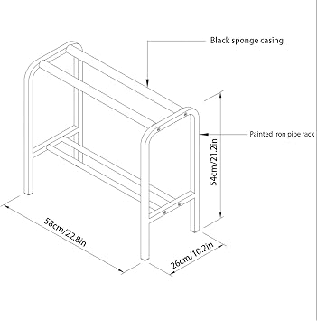 Badminton Racket Storage Rack, Tennis Racket Storage Rack, Sports Equipment Organizer, Can Hold 20 Shots, Suitable for Badminton Rackets, Tennis Rackets,White