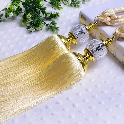 1 Pair Curtain Tassel Tiebacks Holdbacks Ropes Modern Home Office Hotel Decor Curtain Fringe Holder Buckles