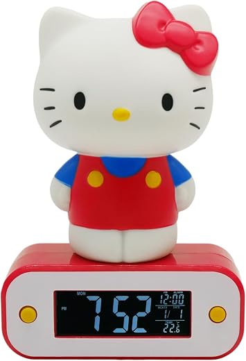 Hello Kitty Light-up 3D Figurine Alarm Clock