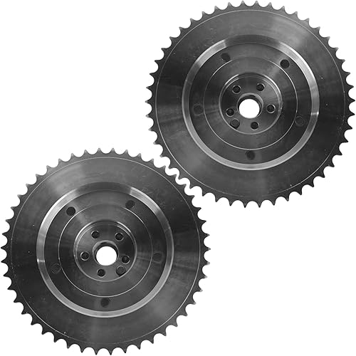 Miniatura 2 de Par de piñones de sincronización de válvula variable de entrada y escape compatible con GM