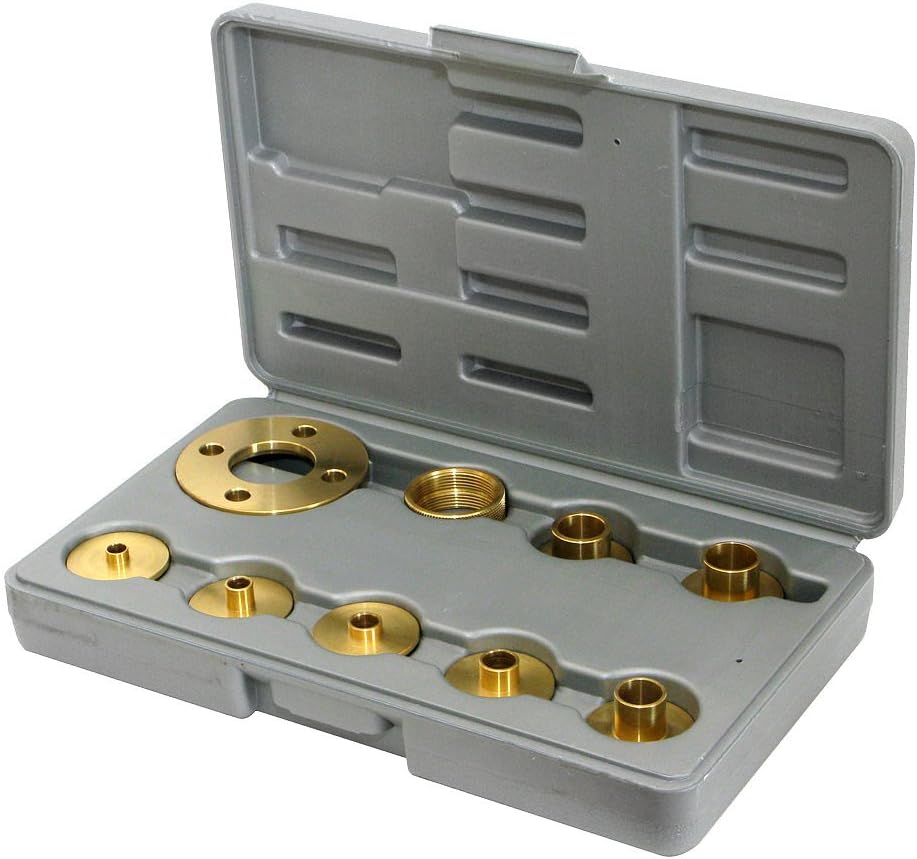 Amana Tool - BTG-100 10Piece Brass Template Guide Set