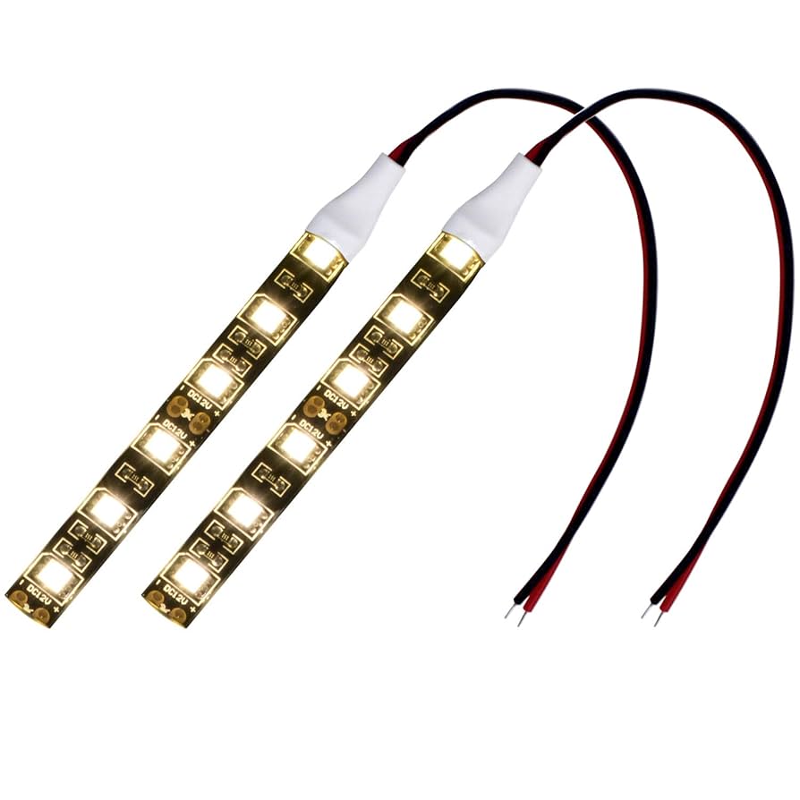 LEDテープ2個まとめ買い Amazon | LEDテープ テープライト 12V 防水 3Chip 10cm 黒ベース
