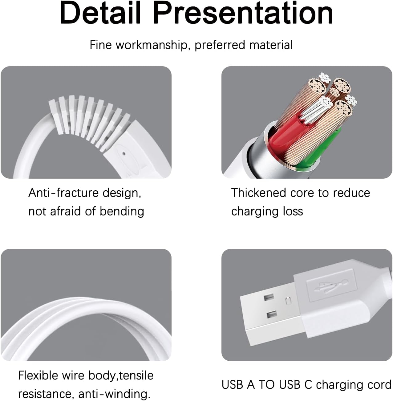 2Pcs Power Cord for Remington Smooth & Silky Electric Shaver WDF5030A, WDF4816NA, WDF4821US, WDF4825, Women’s Shaver & Trimmer Replacement Charging Cable, White
