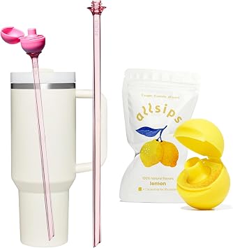 Sakura Scentsipper Straw with Favor Lemon Pods