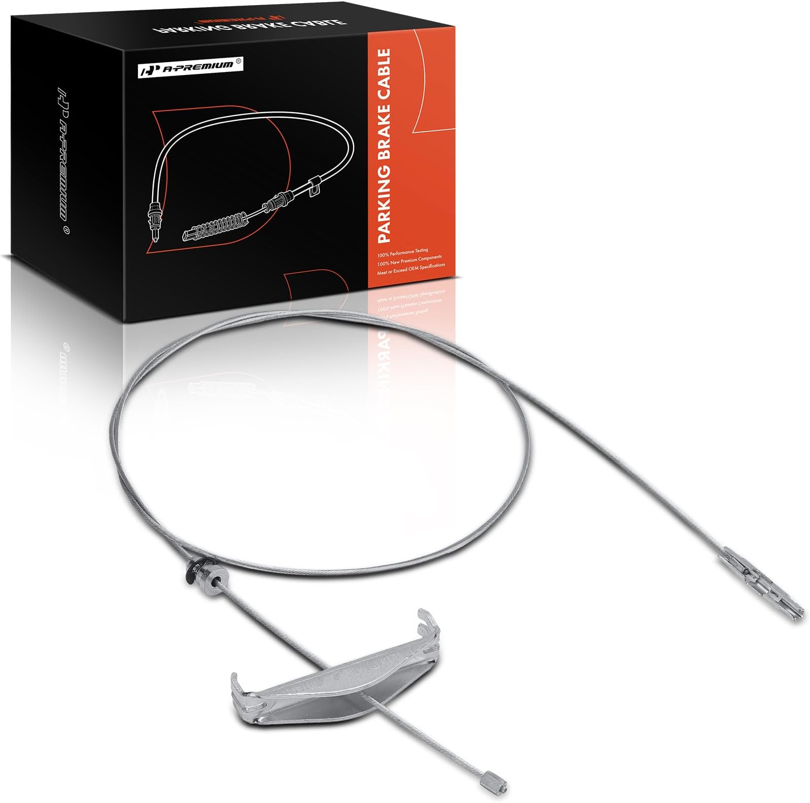 A-Premium Intermediate Side Parking Brake Cable Assembly Compatible with Ford Models: F-350 Super Duty 2000-2004, F-450 Super Duty 2000-2004, F-550 Super Duty 2000-2004 - Replace # F81Z2A793EA