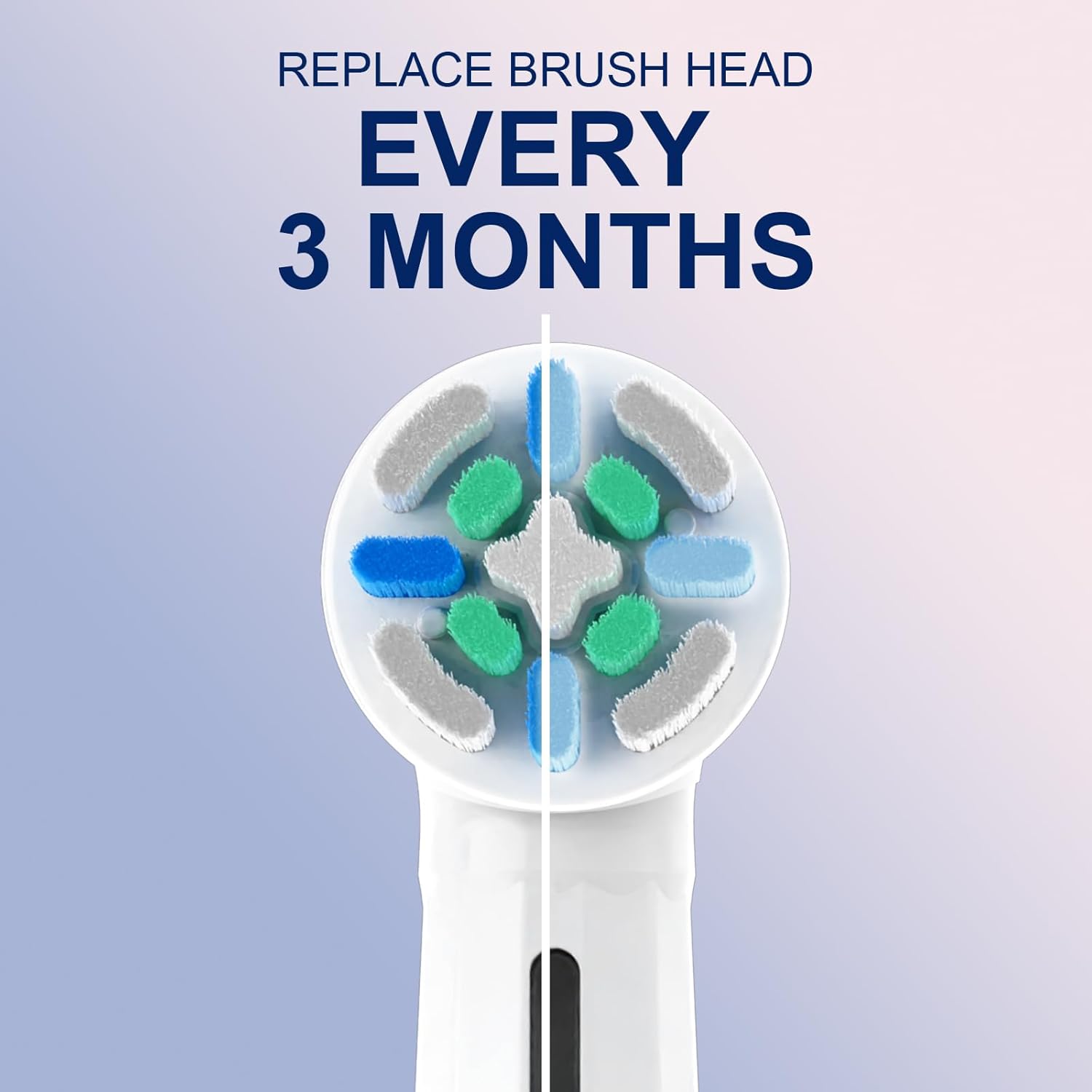 iO Replacement Heads Compatible with Oral B iO 2/3/4/5/6/7/8/9/10 Series Electric Toothbrush,Toothbrush Heads Compatible with Oral B iO,Gentle Gum Care Bristles for a Comfortable Clean,White