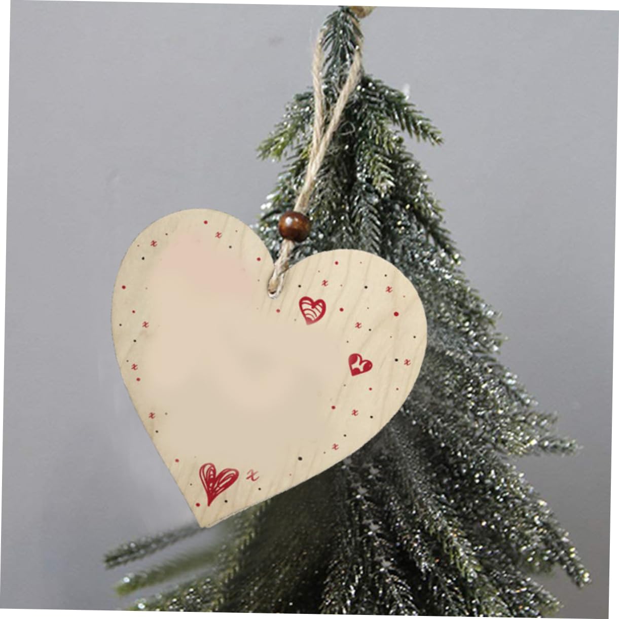 Homoyoyo 30 Stück Herzförmige Holzscheiben zum Basteln Vielseitig Verwendbar Beige Deko für Zuhause und Handgemachte Geschenke