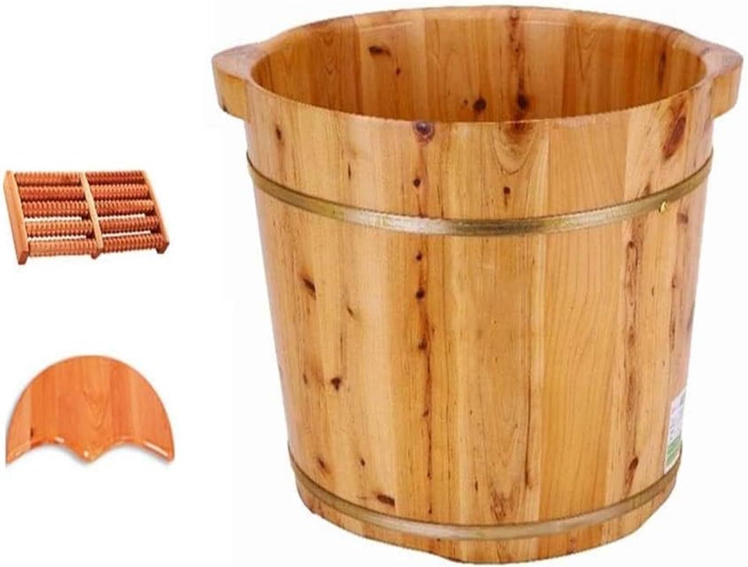 Wooden Foot Basin,Wood Foot Tub, Foot and Leg Spa for adults,Sauna Wooden Bucket,Relax Pedicure Foot Bath,Large Foot Bath Spa Tub foot Bath Wooden Bucket Foot Spa Household Wash Ba (Size