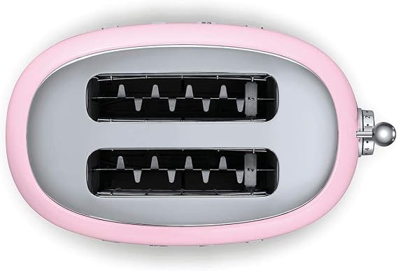 2 Slice Toaster, Extra Wide Slots, 3 pre set options, Pink