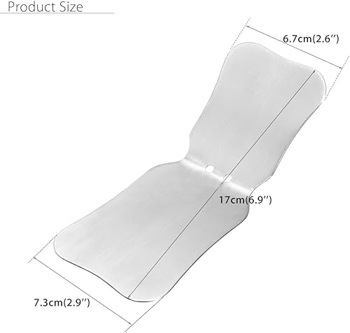 Miniatura 2 de Espejos laterales de la fotografía del acero inoxidable del espejo doble, reflector ortodóntico intraoral del implante