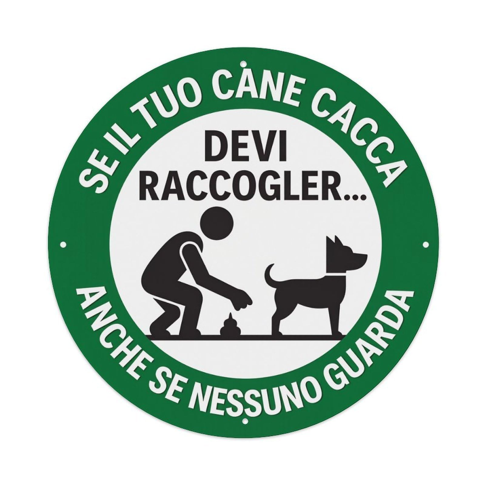 Dog Poop Cleanup Reminder Sign Metal Tin Sign Vintage Garden Bedroom Cafe Bar Man Cave Home Wall Decor Metal Poster 8x8 inches