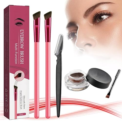 Miniatura 1 de Anjoize - Anjoize - Bolígrafo de cejas laminado, kit de aseo de cejas Anjoize 4D, cepillo de cejas Anjoize, kit de aseo de cejas Anjozie con gel