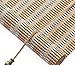 Produktbild YUJIANHUAA Bambusrollo Fenster Sichtschutz Rollos Bambus Raffrollo Bildschirm Schatten,Holzrollo Außen Bambus Rollo for Fenster/Pavillon/Balkon/Terrasse,Bambus Jalousien (140x180cm/55x71in)