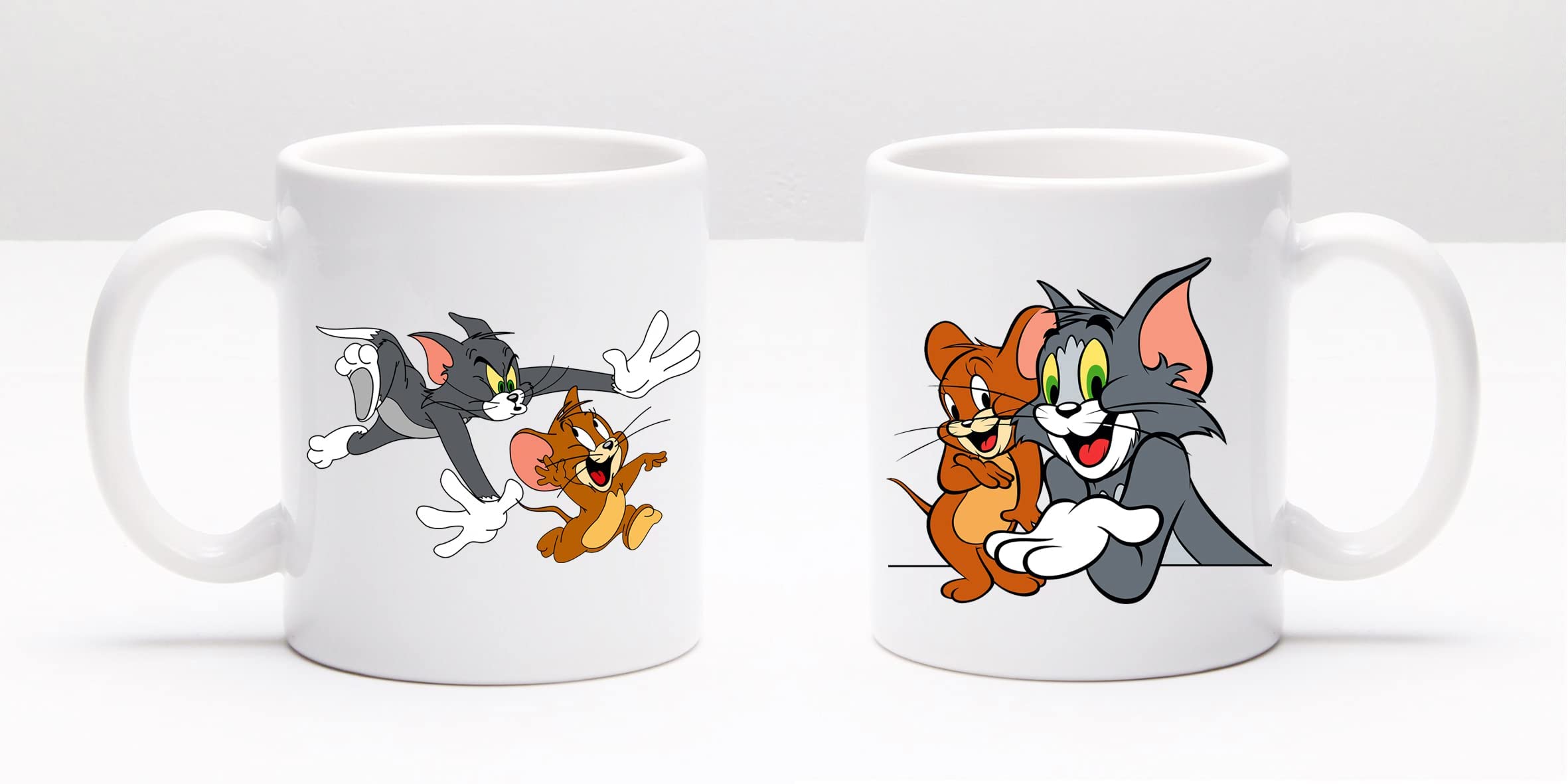 Be Unique Ceramic – Tom & Jerry Combo, White, 330ml