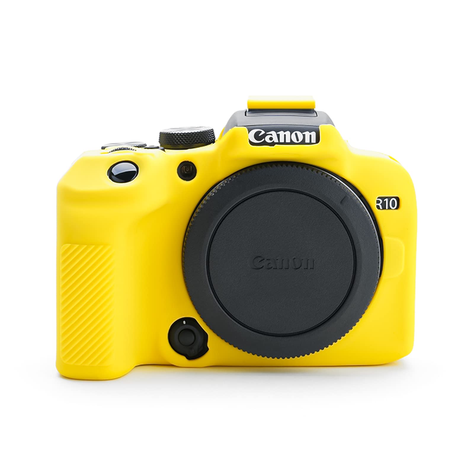 Rieibi EOS R10 Camera Case - Silicone Protective Cover for Canon R10 Digital Camera - Yellow