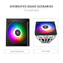 Thermalright TL-H12015B-S CPU ARGB Fan,Computer Case Cooling Quiet, 1900RPM High Speed,15mm Slimline Cooler for CPU Cooling and Chassis,Black, 120mm PC Cooler Fan(TL-H12015B-S) gallery image