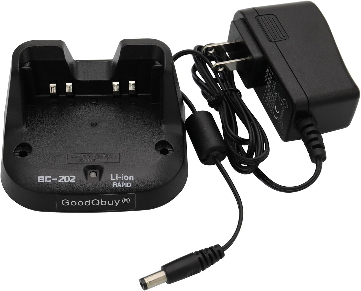 BC-202 Rapid Charger Compatible for ICOM ID-31 ID-31A ID-31E ID-51 ID-51A ID-51E ID31 ID31A ID31E ID51 ID51A ID51E BP-271 BP-272 BP-307