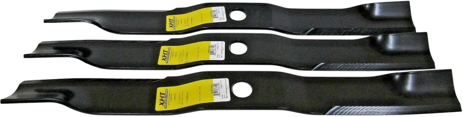 Replacement Blades for Kubota Decks, USA XHT HD, Compatible with RCK72-F36, RCK72P-28Z, RCK72P-331Z, 72" Cut Size. Set of 3.