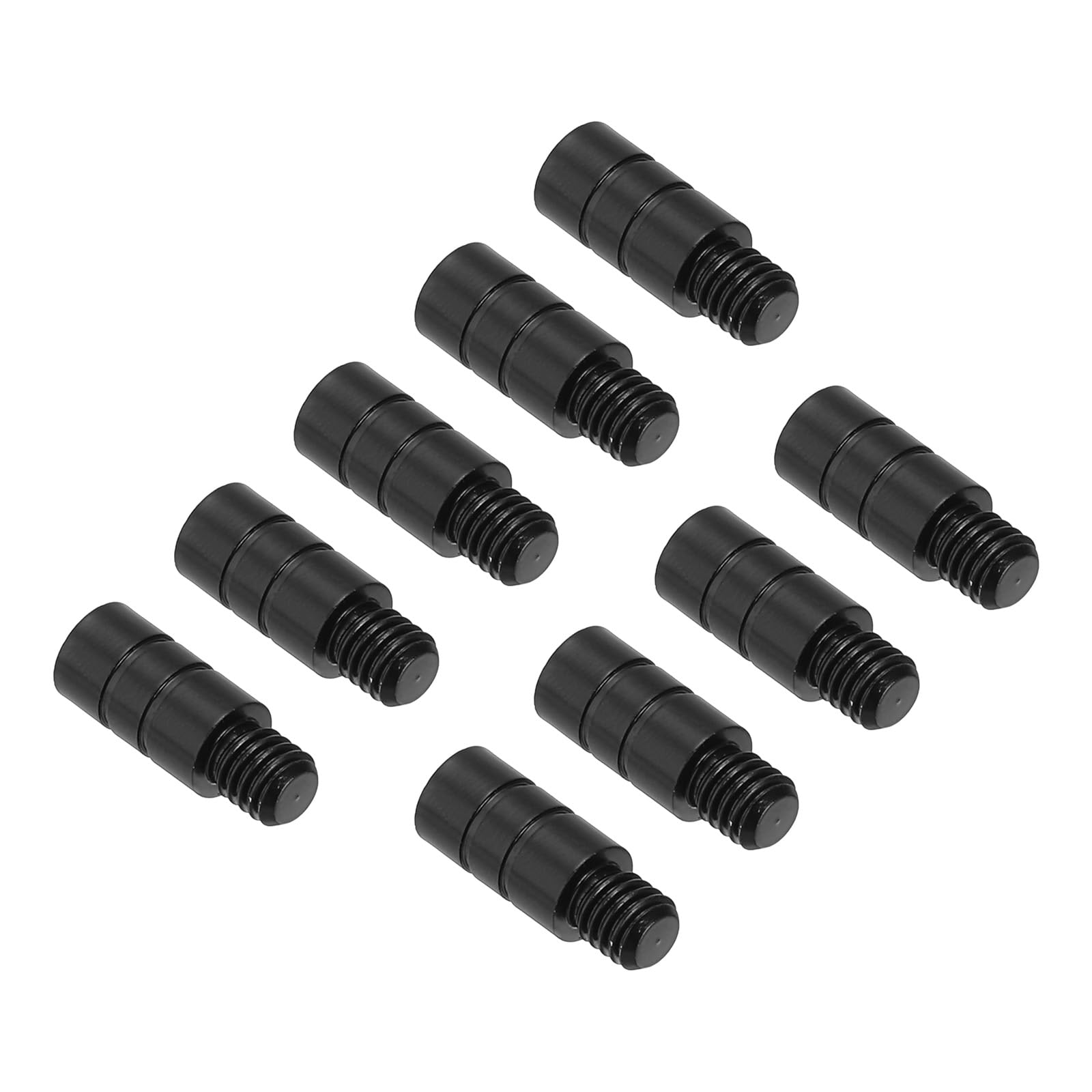 PATIKIL 2g Dart Weights, 9Pcs Brass Add Accentuator 2BA Thread for Dart Counter Weight Accessories, Black