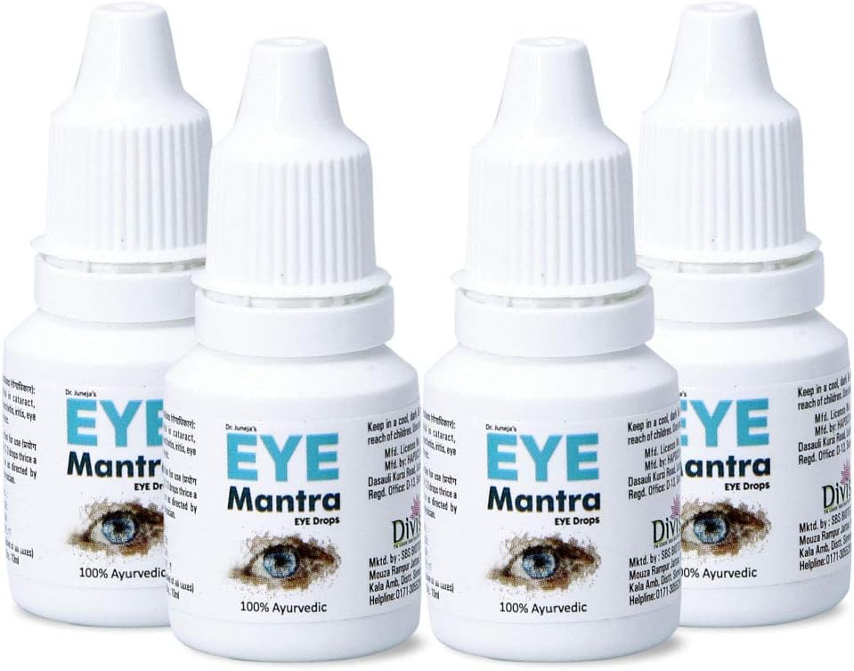 Ayurvedic Eye Drops 10Ml, Pack Of 4