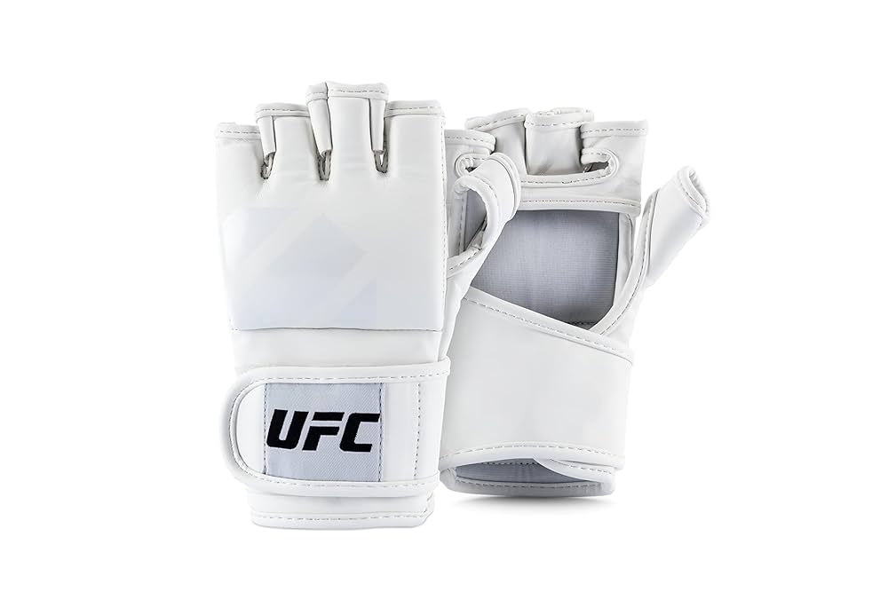 Amazon | UFC グラップリンググローブ S ホワイト オープン