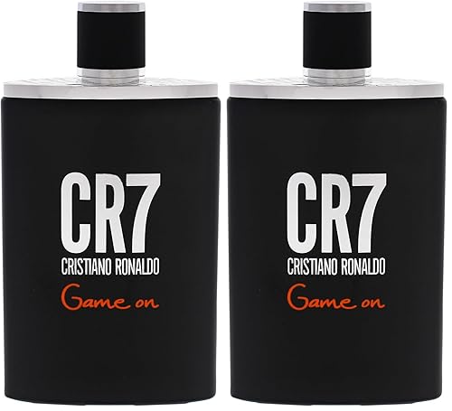 Cristiano Ronaldo CR7 Game On - Fragancia aromática para hombres - Aroma amaderado y seductor - Esencia tropical y densa - Una estética oscura y