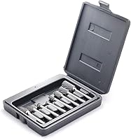 Vista 7 de Carbide Burr Set with 1/4''(6.35mm) Shank 8pcs Double Cut Solid Carbide Rotary Burr Set for Die Grinder Drill, Metal Wood Carving