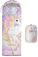 Vista 10 de CVHOUSE - Sacos de dormir para acampar, para 3 estaciones, clima cálido y fresco, ligeros, resistentes al agua, para adultos y niños