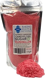Baking Beauty and Beyond Premium Candy Floss Sugar 100g - Marshmallow Flavour