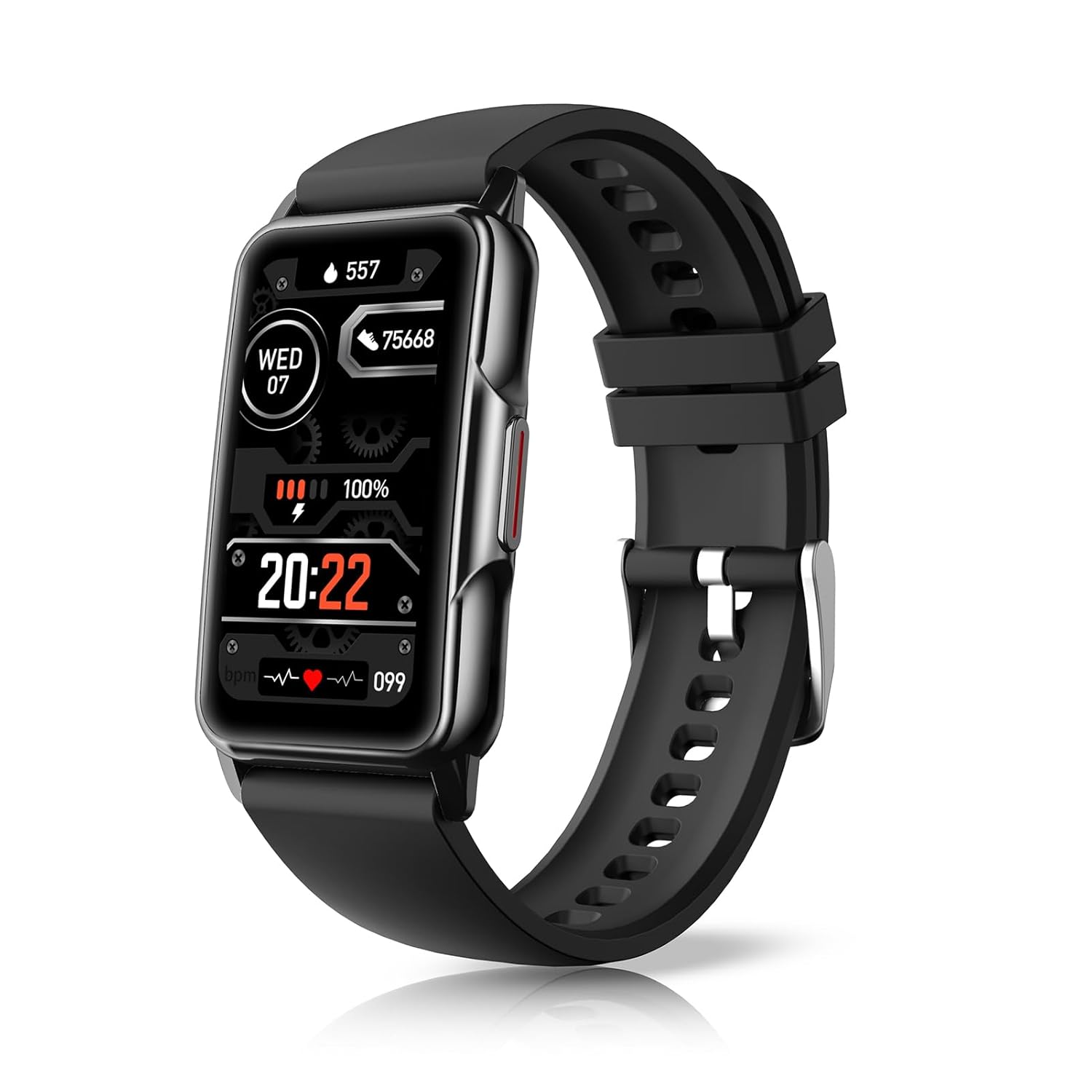 Smart Watch Health Fitness Tracker with 24/7 Heart Rate, Blood Oxygen Blood Pressure Sleep Monitor, 115 Sports Modes, Step Calorie Counter Pedometer IP68 Waterproof for Android and iPhone Women Men - 3