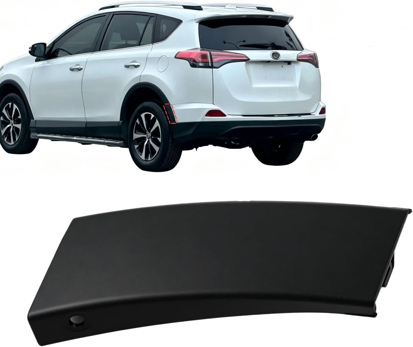 Rear Door Trim Panel Fit for Toyota RAV4 2016-18 Right Passenger Side 53112-0R050 CY-RV20F02R