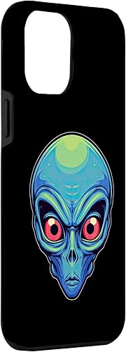 Miniatura 3 de iPhone 13 Pro Max Alien Face UFO Alien Head Funny Alien Case