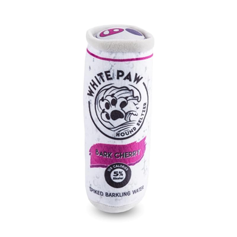 Brinquedo de Pelúcia para Cães White Paw Bark Cherry com Apito Haute Diggity Dog, Tamanho Único