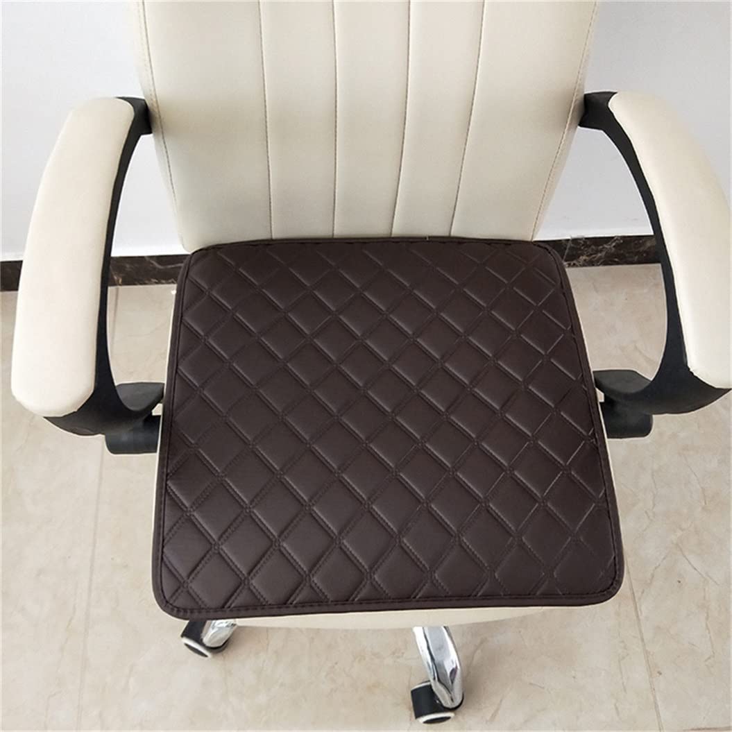 レザーチェアパッドクッション 本革 4枚セット Amazon.co.jp: (1/2/4 のセット) レザー シート クッション、滑り止め