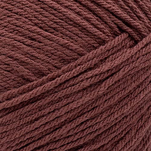 Image of Lion Brand Yarn, Pound of Love Crochet Yarn, Cinnabar, Brown, 2 Pack