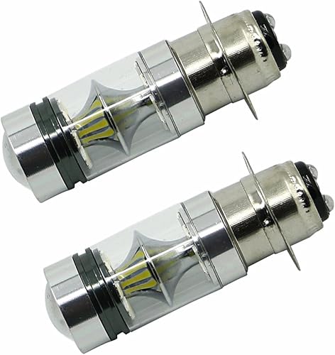 Miniatura 8 de motoparty Para Kawasaki Bayou 220 300 KFX 400 KLX 250R 300 Lakota Prairie 360 400 100W blanco de alta potencia H6 (2PCS)