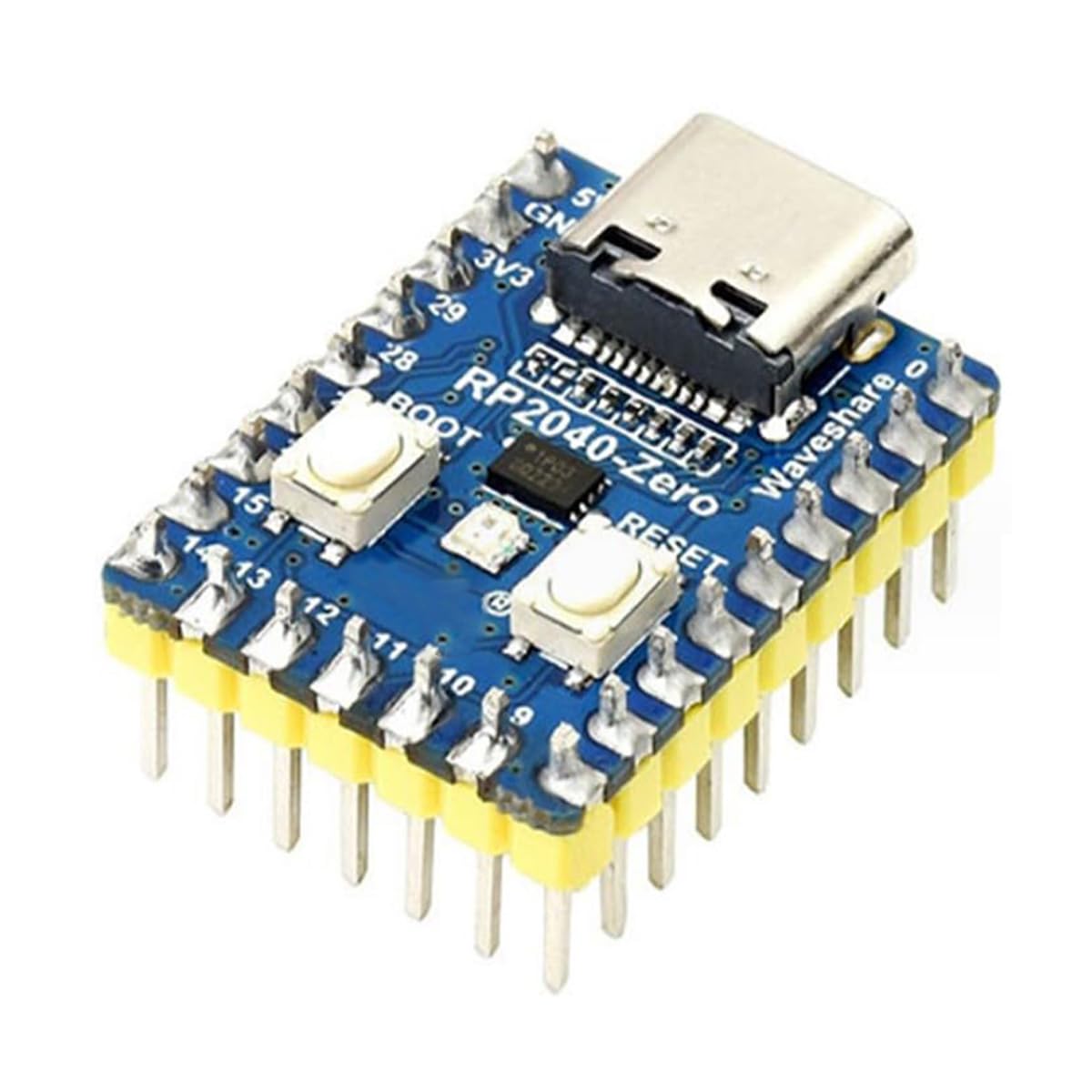 Muiltvoe RP2040-Zero Microcontroller Dual-Core Processor Development Board Cortex M0+ Processor 2MB Flash Dual-Core Cortex M0+ Processor 2MB Flash