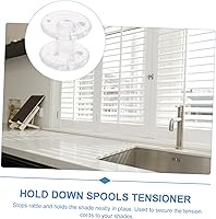 Vista 8 de 3 sets de carrete de retención de cortina para caravana, tensor para persianas, carretes plisados, persianas, juego de 8 piezas x 3