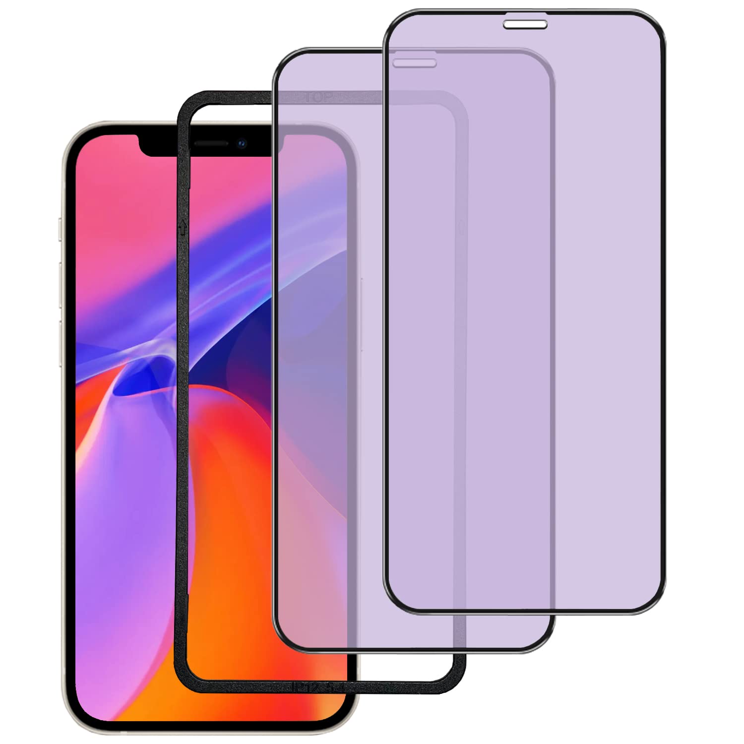 Amazon | DXFAU 2枚セット ブルーライトカット iPhone 12 mini 強化