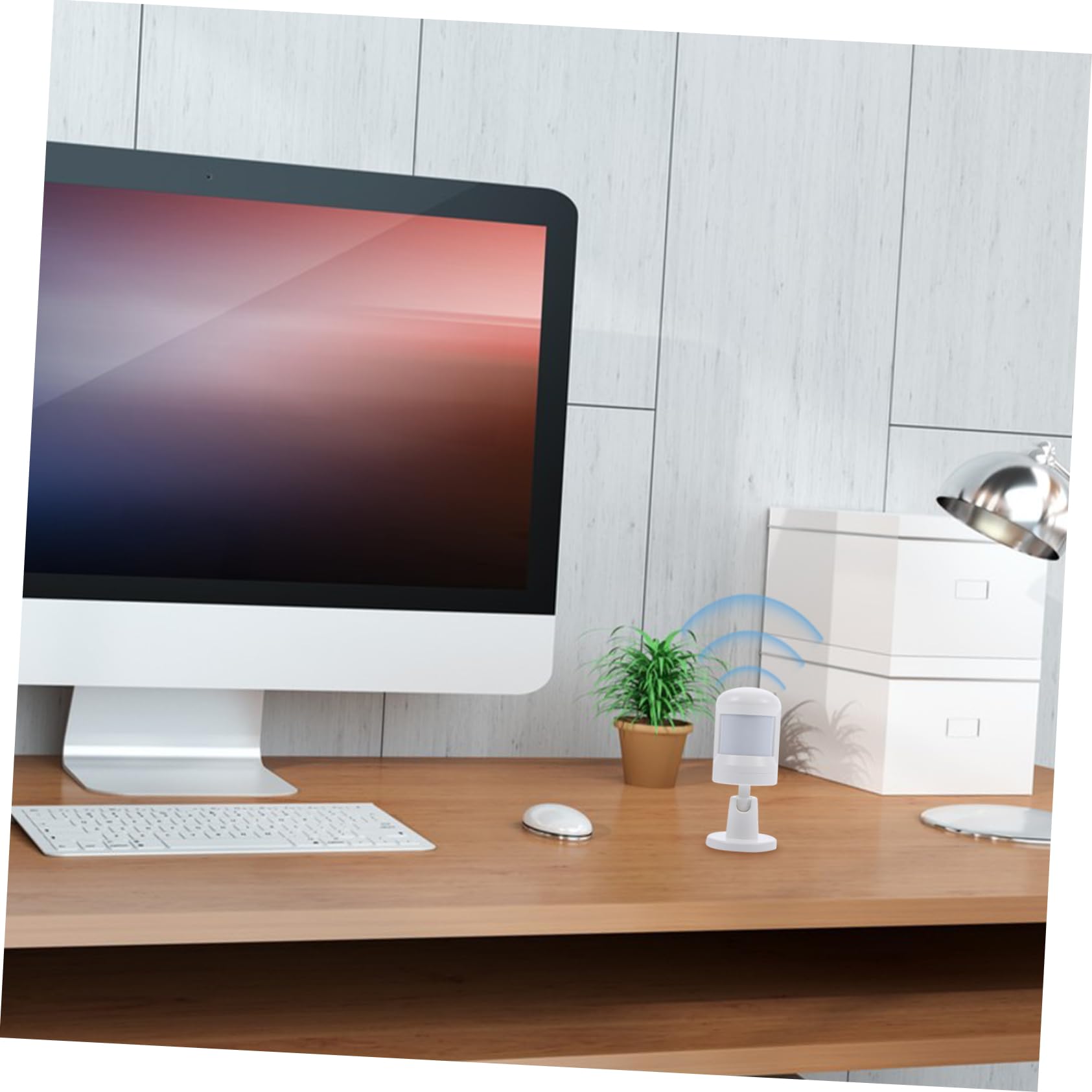SHINEOFI Infrarrojos Sistema de Movimiento Pir Sensor para Alarma Sensor Movimiento Casa de Inducción Corporal para Seguridad