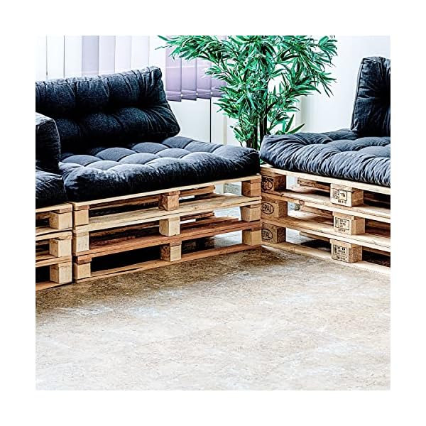 STILISTA Vinyl Laminat in Steinoptik sand, 36 Fliesen a 457,2mm x 457,2mm = 7,53 m², rutschfest, wasserfest, schwer entflammbar, schimmelbeständig – Bild 3