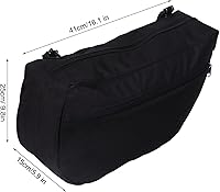 Vista 7 de DUSC Bolsa para cochecito de bebé, fácil de llevar, bolsa multiusos con bolsillo para viajes