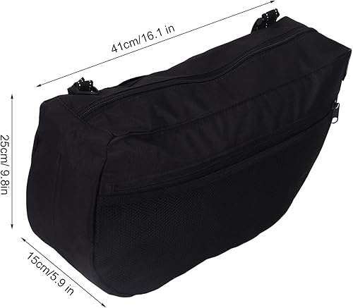 Miniatura 7 de DUSC Bolsa para cochecito de bebé, fácil de llevar, bolsa multiusos con bolsillo para viajes