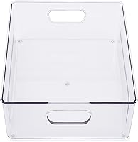 Vista 8 de Copco Mini contenedor de almacenamiento grande, transparente, 11.5 x 8.5 x 3.5 pulgadas