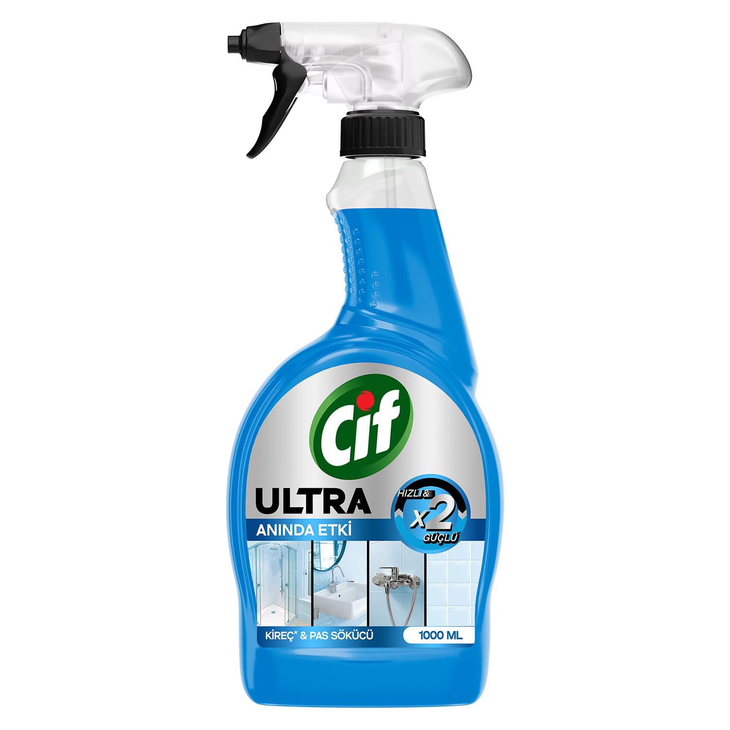 Cif Ultra Sprey Kireç ve Pas Sökücü 1000 ml